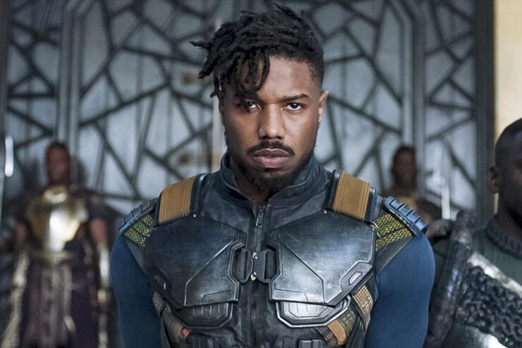 Michael B Jordan in Black Panther as Killmonger