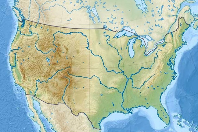 Map of North America