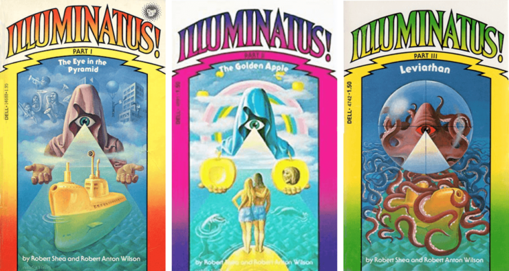 Illuminatas Trilogy book covers