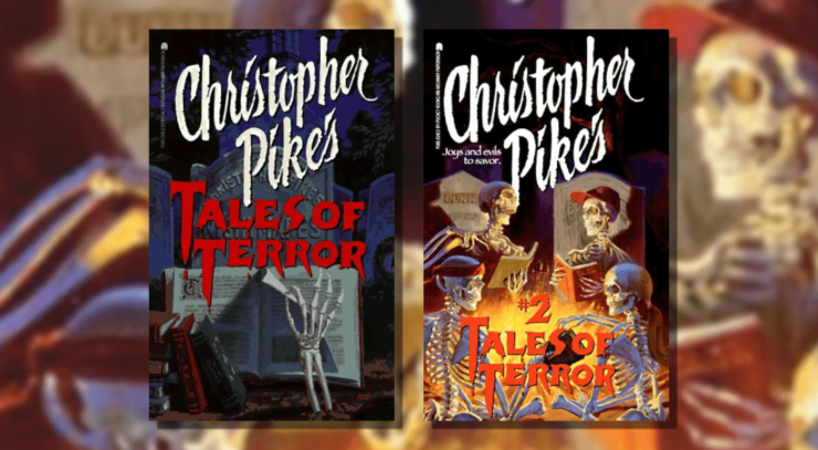 Book covers of Christopher Pike's Tales of Terror and Tales of Terror 2